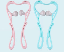 High Quality Multi-function Manual Relaxed Cervical Massager Pressure Relieve Double Ball Pressing Meridian Massager