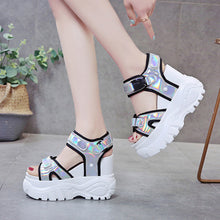 Womens Sandals Shoes Platforms Wedge Supper High Heel Chunky Sandals Thick Bottom