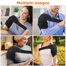 1Pc Heated Shoulder Brace Electric Heating Pad Therapy Shoulder Heating Wrap Compression Sleeve For Shoulder Pain Muscle Stiffness Bursitis Tendonitis