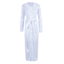 Women Sexy Lingerie Bathrobe Glossy Big Yards Dress