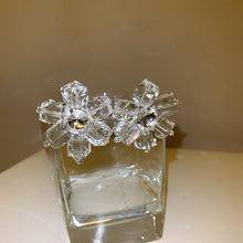 Women Flowers Small Fragrance Crystal Earrings