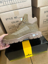 Winter Wool Protective Shoes Men's Anti-smashing Plastic Toe Cap Protective Footwear