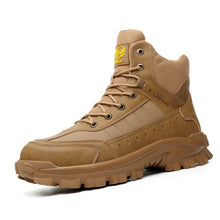 Winter Wool Protective Shoes Men's Anti-smashing Plastic Toe Cap Protective Footwear