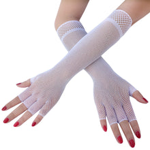 Half finger fishing net glove length