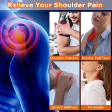 1Pc Heated Shoulder Brace Electric Heating Pad Therapy Shoulder Heating Wrap Compression Sleeve For Shoulder Pain Muscle Stiffness Bursitis Tendonitis