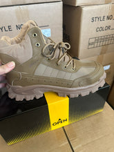 Winter Wool Protective Shoes Men's Anti-smashing Plastic Toe Cap Protective Footwear