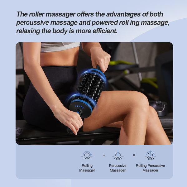 Muscle Relaxation Handheld Electric Rollers Massager Back Foot Leg Massager