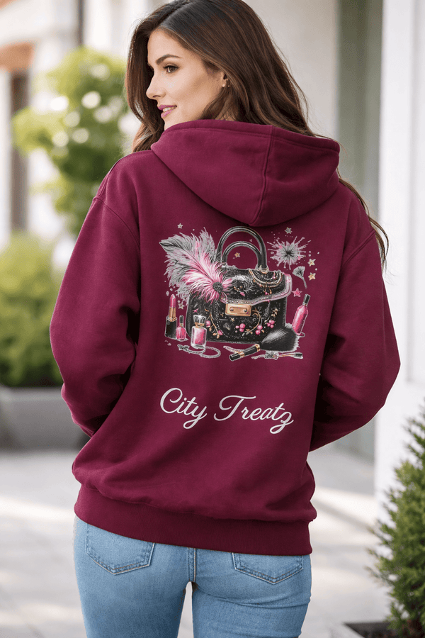City Treats - Hoodie - Maroon