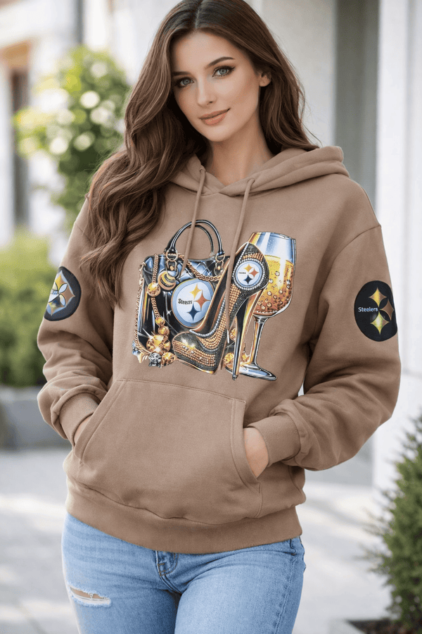 Steelers - Hoodie - Light Brown